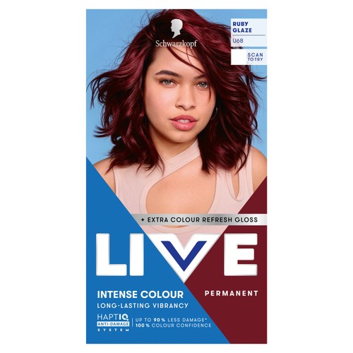 LIVE Intense Colour U68 Ruby Glaze