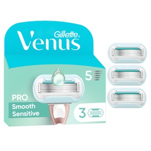 Gillette Venus Deluxe Smooth Sensitive Blades 3 Pack
