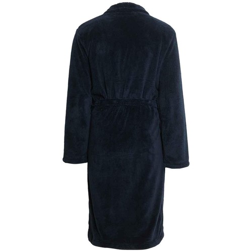 M&S Mens Fleece Supersoft Dressing Gown, M, Navy