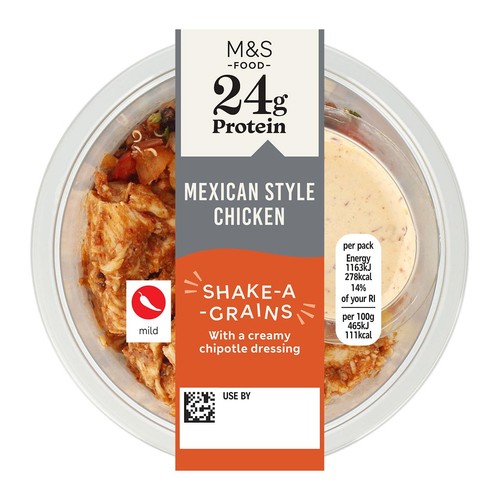 M&S Shake-a-grains Mexican Style Chicken