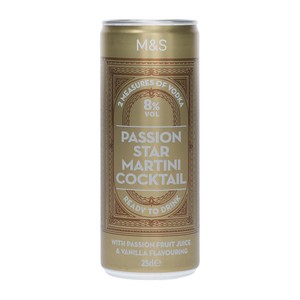 Passion Star Martini Cocktail Can
