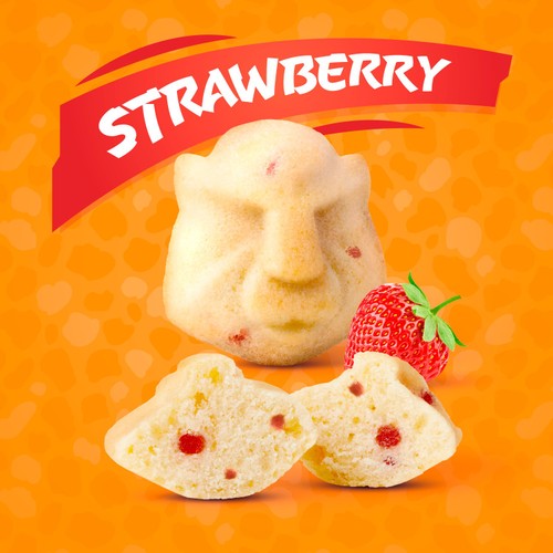 Jungle Squad Strawberry Cake Bars