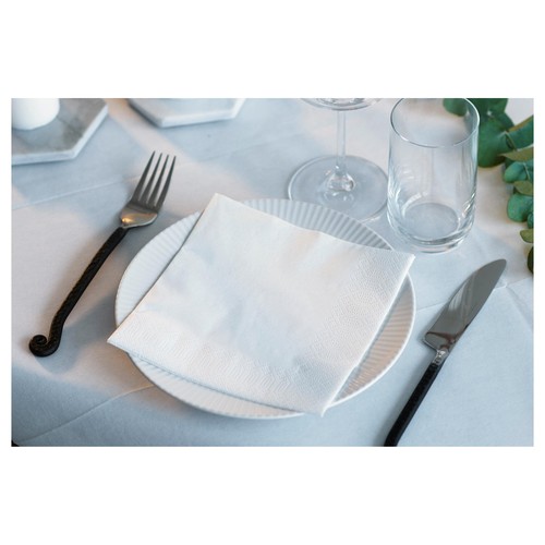 White Compostable Paper Napkins