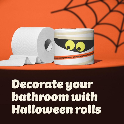 Who Gives A Crap Extra Soft Spooky Edition Toilet Tissue 2 x 6 Mega Rolls