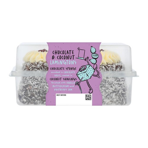 M&S Chocolate & Coconut Lamingtons