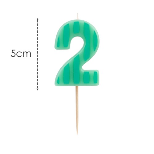 Table Fun Number 2 Candle