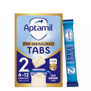 Aptamil 2 Follow On Baby Milk Formula Tabs 6-12 Months