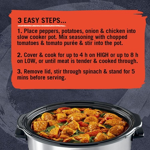 Schwartz Chicken Curry Slow Cook Recipe Mix