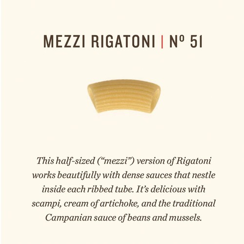 Rummo Mezzi Rigatoni Pasta No.51