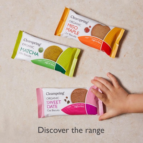 Clearspring Organic Oat Biscuits Sweet Date