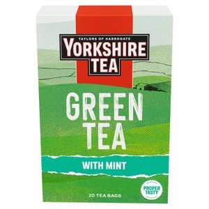 Yorkshire Tea Green Tea with Mint Tea Bags