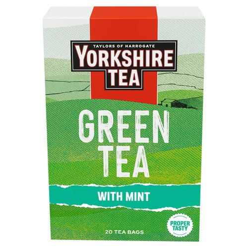 Yorkshire Tea Green Tea with Mint Tea Bags