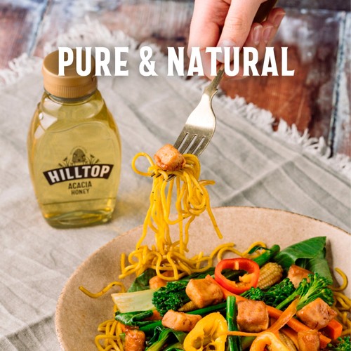 Hilltop Honey Organic Acacia Squeezy