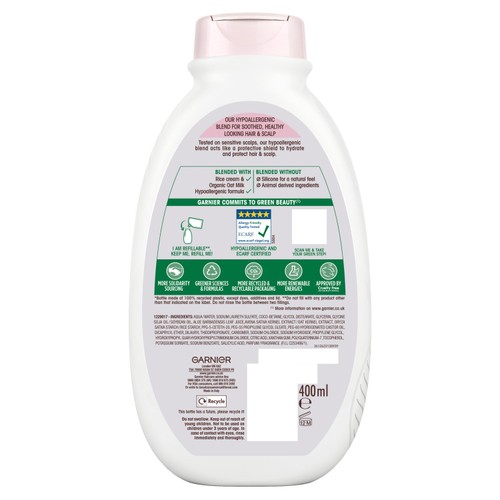 Garnier Ultimate Blends Oat Milk Sensitive Scalp Shampoo
