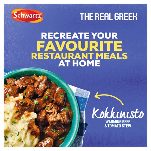 Schwartz x The Real Greek Kokkinisto Stew