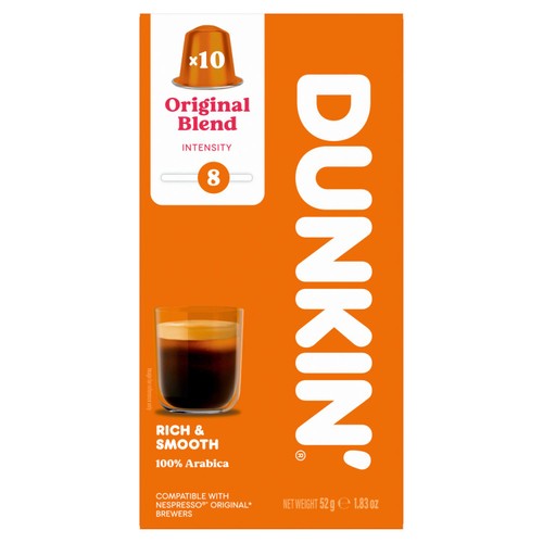 Dunkin Original Blend Nespresso Compatible Coffee Pods