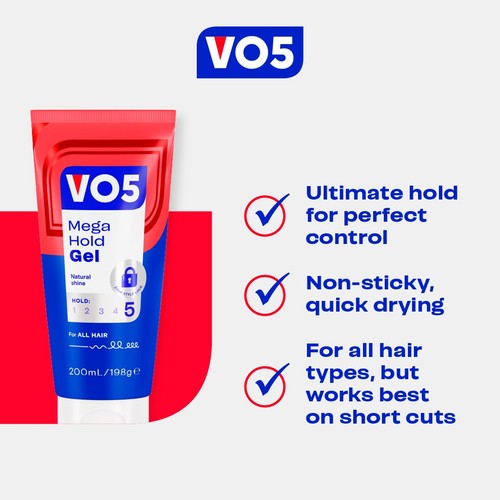 VO5 Mega Hold Styling Gel