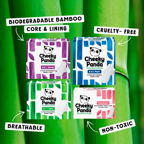 The Cheeky Panda Light Pads with Bamboo Core