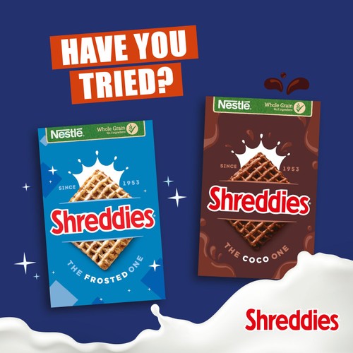 Shreddies Peanut Butter Breakfast Cereal