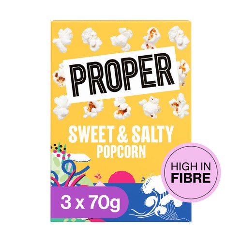 Proper Sweet & Salty Microwave Popcorn