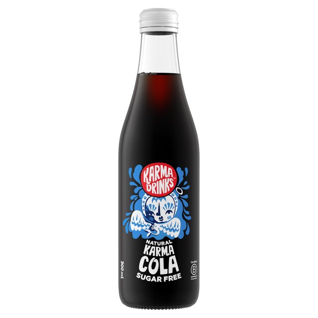 Karma Cola Sugar Free Cola Soft Drink 330ml