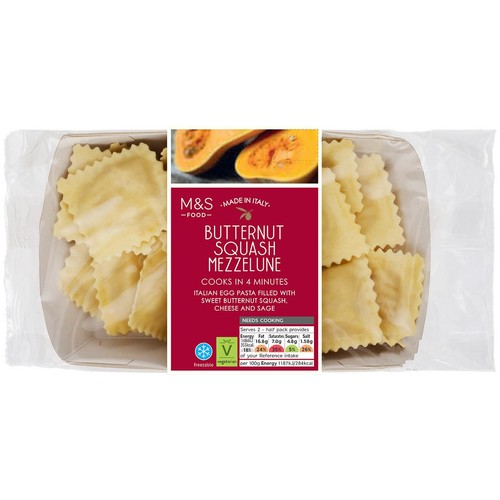 M&S Butternut Squash Mezzelune