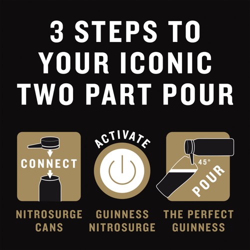 Guinness Draught Nitrosurge Cans (Requires Nitrosurge Device)