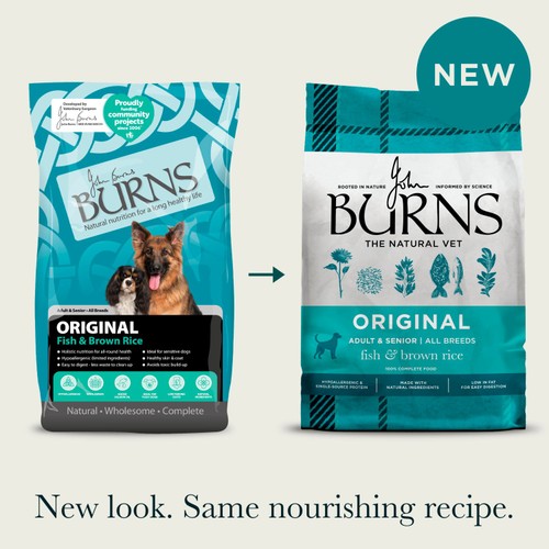 Burns Original Adult/Senior Fish & Brown Rice Dry Dog Food