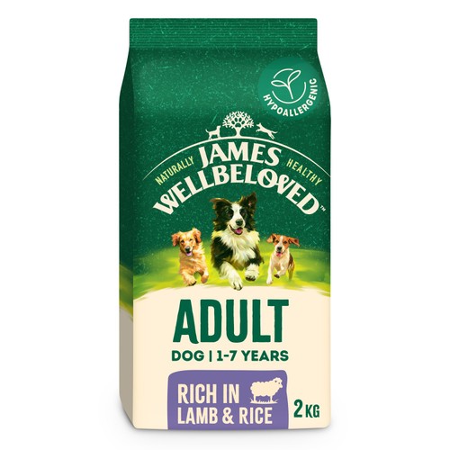 James Wellbeloved Adult Dry Dog Food Lamb & Rice 2kg