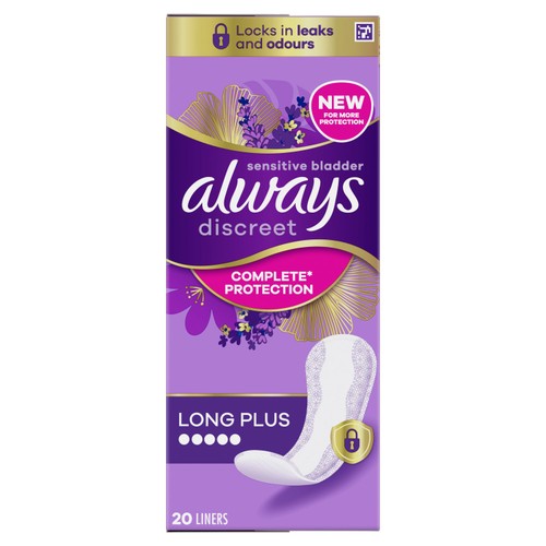 Always Discreet Incontinence Liners Plus