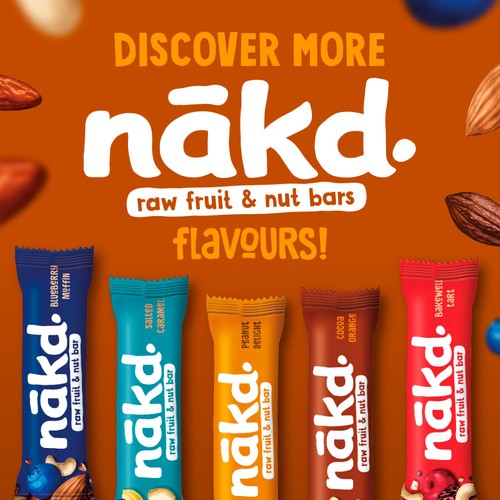 nakd. Cocoa Orange Fruit & Nut Bars Multipack