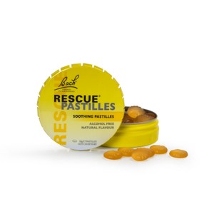 Bach Rescue Blackcurrant Flavour Night Soothing Pastilles