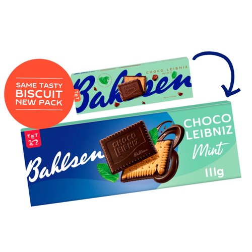 Bahlsen Choco Leibniz Mint Chocolate Biscuits