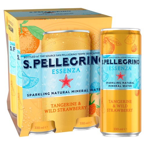 San Pellegrino Essenza Sparkling Water Tangerine & Strawberry
