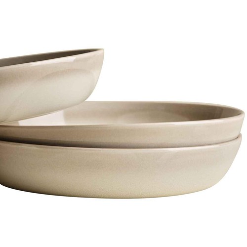 M&S Amberley Reactive Pasta Bowls, Natural