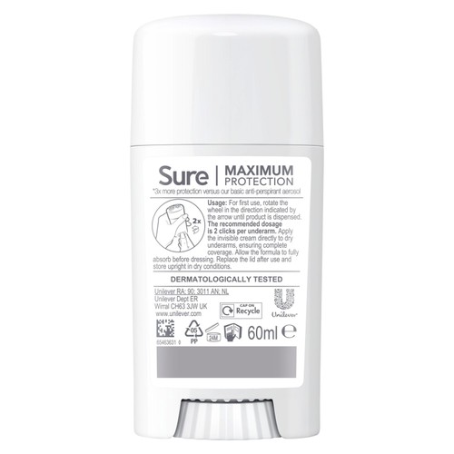 Sure Maximum Protection Inivsible Dry Stick