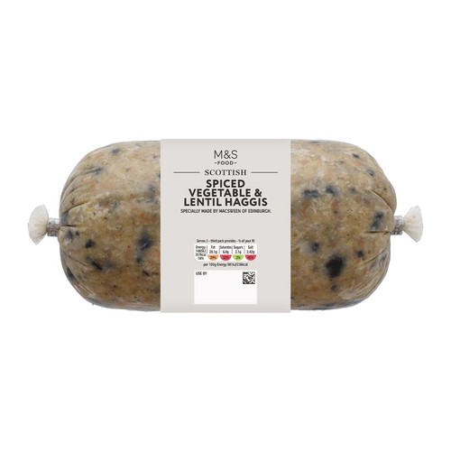 M&S Scottish Spiced Vegetable & Lentil Haggis