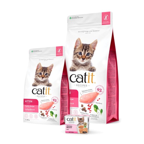 Catit Recipes Dry Kitten Poultry