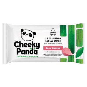 The Cheeky Panda Bamboo Facial Cleansing Wipes Unscented