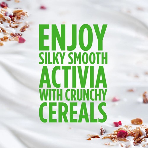 Activia Fibre Plain Yogurt & Red Berries Museli Breakfast Pot