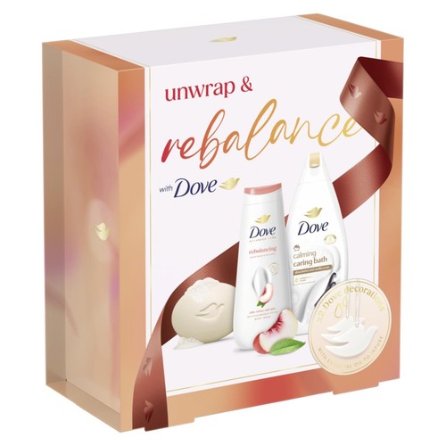Dove Restore & Balance Bathing Collection with Scented Ornaments Gift