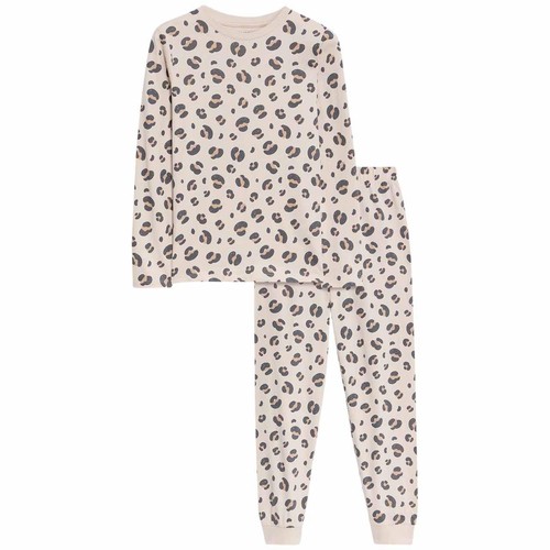 M&S Leopard PJ, 6-7 Years, Neutral