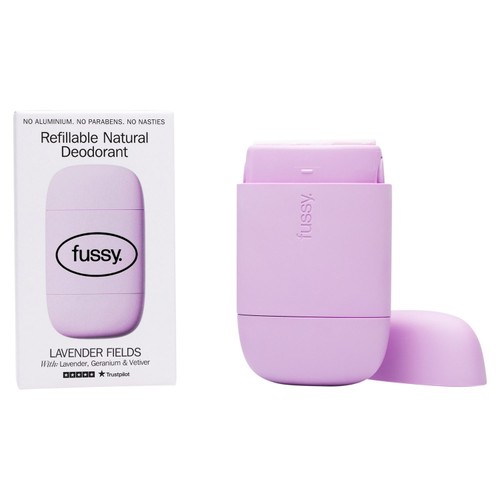 Fussy Refillable Natural Deodorant Lavender Fields