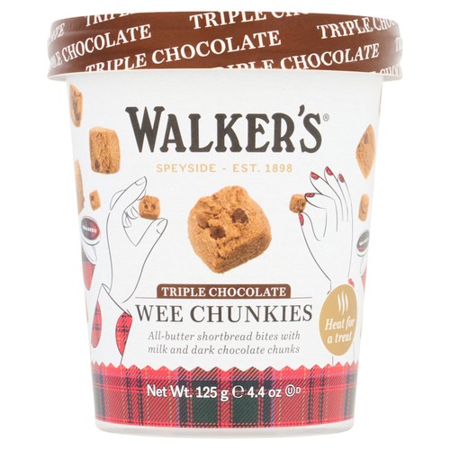 Walker's Shortbread Wee Chunkies Triple Chocolate