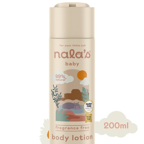 Nala's Baby Body Lotion Fragrance Free