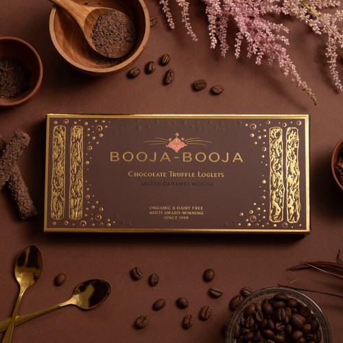 Booja-Booja Salted Caramel Mocha Chocolate Truffle Loglets