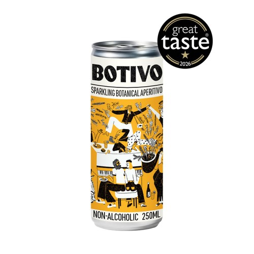 Botivo Alcohol Free Sparkling Botanical Aperitivo Can