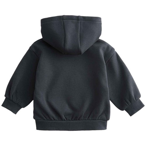 M&S Tommy Zip Up Hoodie, 0-3 Months, Charcoal