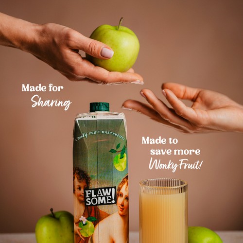 Flawsome! Sweet & Sour Apple cold-pressed juice