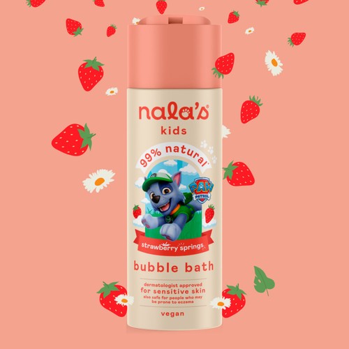 Nala's Kids PAW Patrol Bubble Bath Strawberry Springs